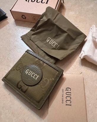 Portafoglio Gucci Off The Grid Green
