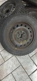 4 cerchi in ferro per fiat seicento