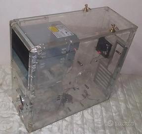 CASE PC DESKTOP ASUS PLEXIGLASS CON COOLER MASTER