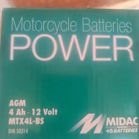 Batteria 12V-4Ah 110A(EN) Midac