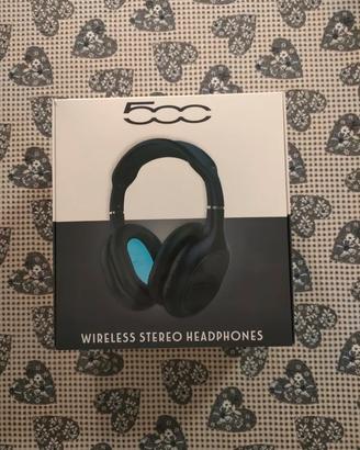 Fiat 500: Cuffie Wireless Stereo Headphones, NUOVE
