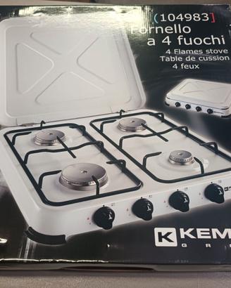 Fornello 4 fuochi Kemper NUOVO