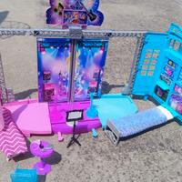 Palco concerto rock barbie