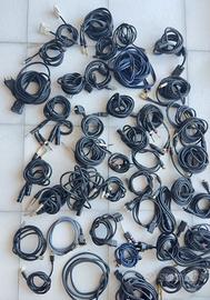 Stock Cavi Audio, USB, XLR, Schuko