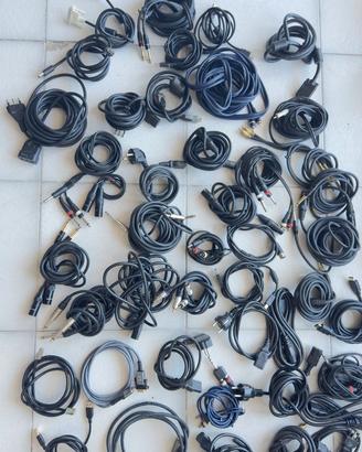Stock Cavi Audio, USB, XLR, Schuko