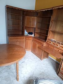 ARREDO SOGGIORNO in rovere anche all'interno