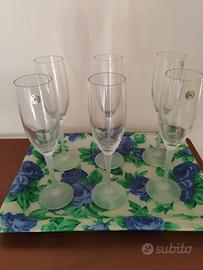 Set flute. Bicchieri. Cucina. Arredamento