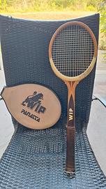 racchetta da tennis in legno 
