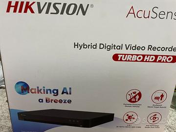 Hikvision dvr ibrido 16 canali 8 mp Acusense