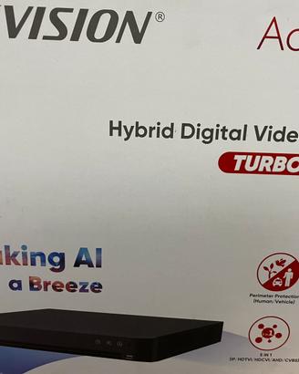 Hikvision dvr ibrido 16 canali 8 mp Acusense