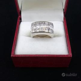 Anello Argento 925 con pietre dure