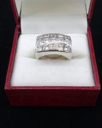 Anello Argento 925 con pietre dure