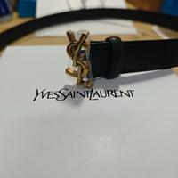 Saint Laurent Cintura in Pelle