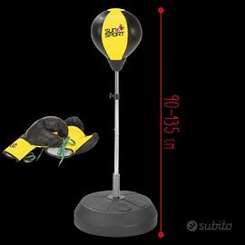 BOXE Punching Ball altezza variabile con guantoni