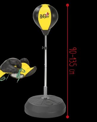 BOXE Punching Ball altezza variabile con guantoni