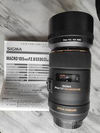 Sigma 105 f 2,8 Ex Dg Os Hsm per Canon