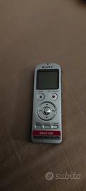 Registratore vocale digitale Sony dittafono