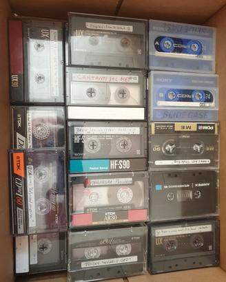 Lotto 50 audiocassette al cromo chromo