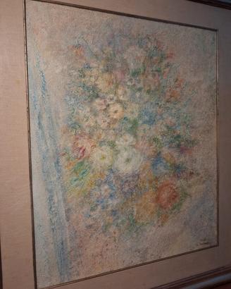 Strappo d'Affresco Fiori 1960 L.Costantini