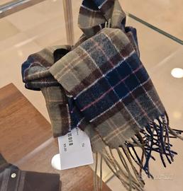 Barbour Sciarpa in Tartan 100% Lana