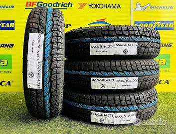 X4: Invernali 155/65R14 75T -ROYAL BLACK- al 100%