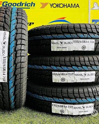 X4: Invernali 155/65R14 75T -ROYAL BLACK- al 100%