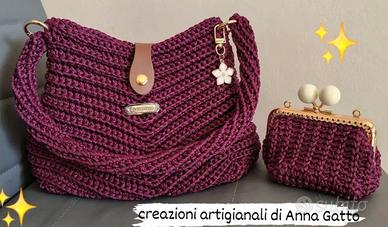 borsa bag con portamonete