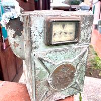 Antico contatore gas strumento misuratore