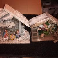 Addobbi Natale con albero e presepe 