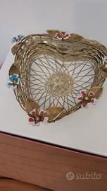 Cestino Metallico Cuore
