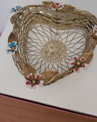 Cestino Metallico Cuore
