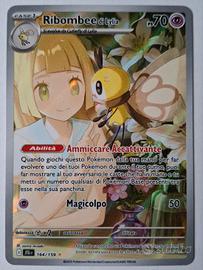 Carta Pokémon Ribombee di Lylia (JTG 164)