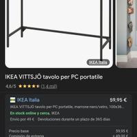 mini scrivania Ikea 
