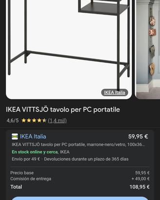 mini scrivania Ikea 