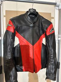 Giacca moto pelle