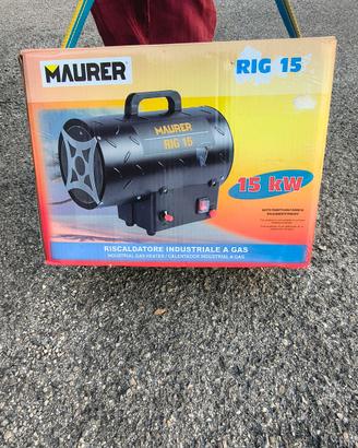 riscaldatore industriale a gas  15 kW . nuovo 