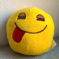Peluche Emoji che fa la lingua giallo Burger King
