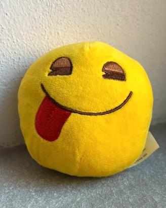 Peluche Emoji che fa la lingua giallo Burger King