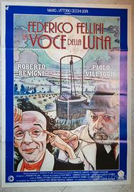MANIFESTO 2F LA VOCE DELLA LUNA - FELLINI  BENIGNI