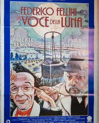 MANIFESTO 2F LA VOCE DELLA LUNA - FELLINI  BENIGNI