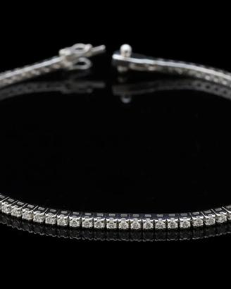BRACCIALE TENNIS GIORGIO VISCONTI ORO 18KT 1.38 CT