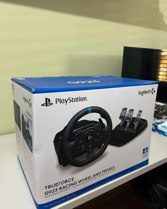 Volante logitec G923 + cambio manuale + gturismo 7