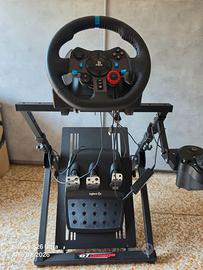 Postazione Racing Logitech G29 + Cambio + Stand