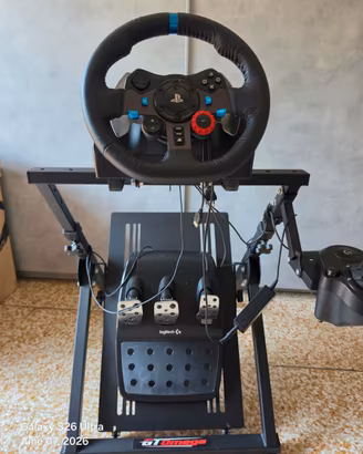 Postazione Racing Logitech G29 + Cambio + Stand
