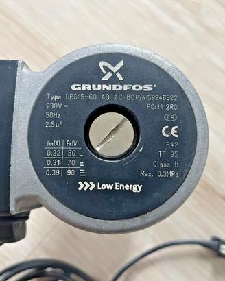 Circolatore GRUNDFOS UPS15-60 Caldaie Beretta