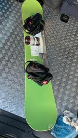 Snowboard Artec - 162 cm, attacchi Drake LTD