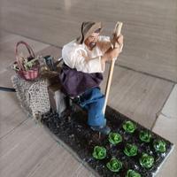 Statua Pastore in movimento presepe napoletano