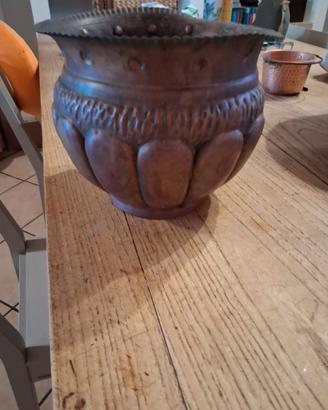 vaso in rame anni 50'