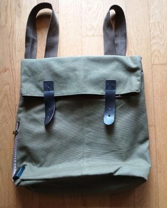 zaino anche x computer verde militare