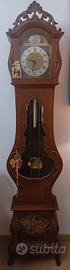 orologio a pendolo da terra Tempus Fugit antico